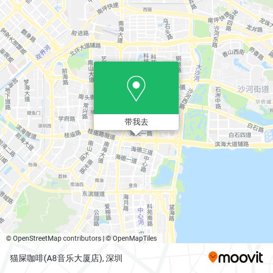 猫屎咖啡(A8音乐大厦店)地图