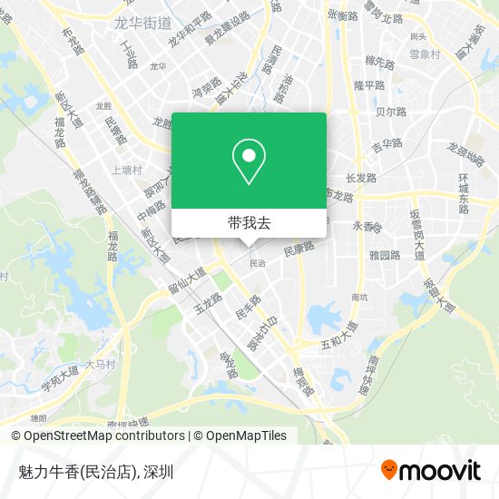 魅力牛香(民治店)地图