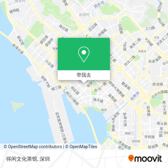 得闲文化茶馆地图