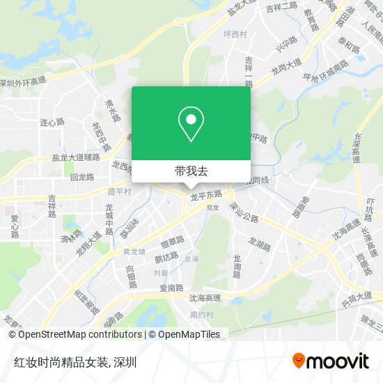 红妆时尚精品女装地图
