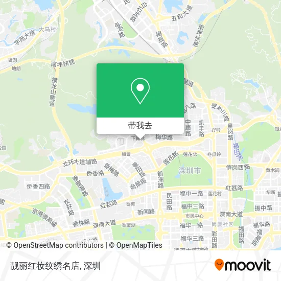 靓丽红妆纹绣名店地图