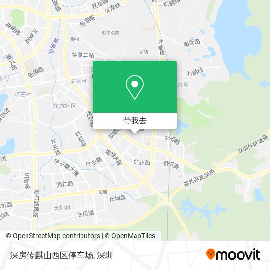深房传麒山西区停车场地图