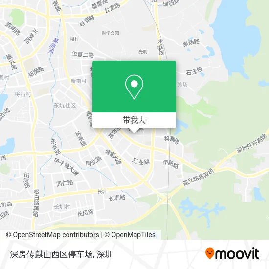 深房传麒山西区停车场地图