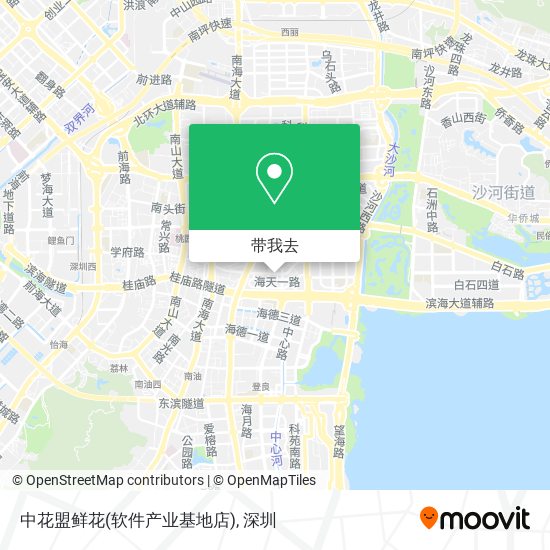中花盟鲜花(软件产业基地店)地图