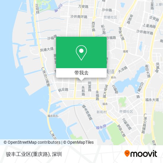 骏丰工业区(重庆路)地图