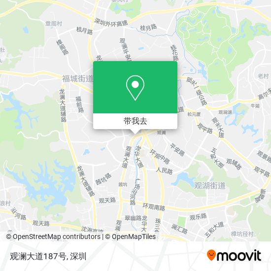 观澜大道187号地图