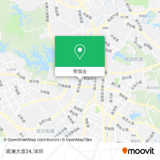 观澜大道24地图