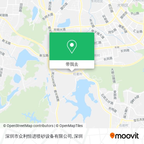 深圳市众利恒进喷砂设备有限公司地图