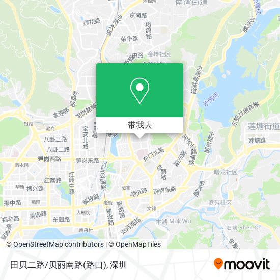 田贝二路/贝丽南路(路口)地图