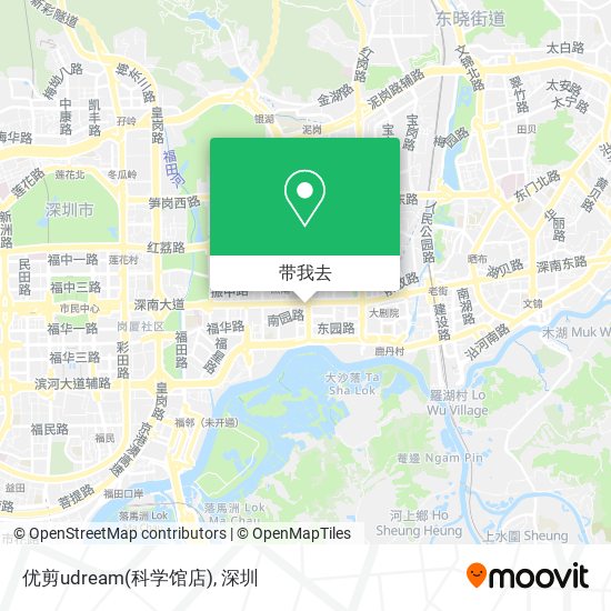 优剪udream(科学馆店)地图