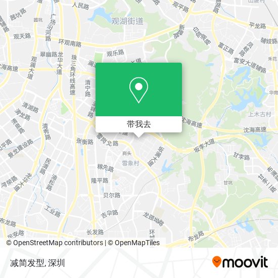 减简发型地图