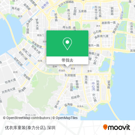 优衣库童装(泰力分店)地图