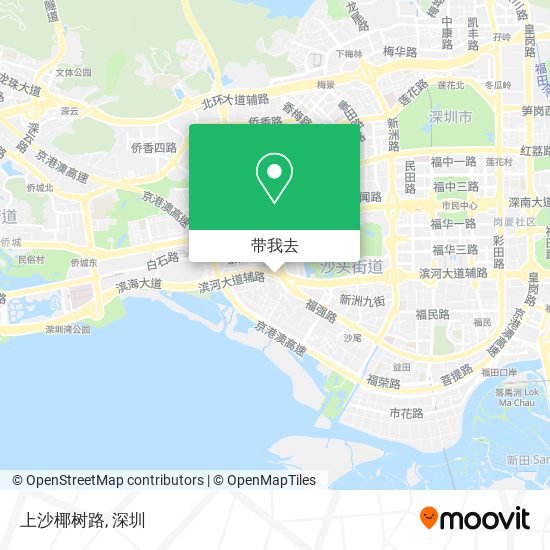 上沙椰树路地图