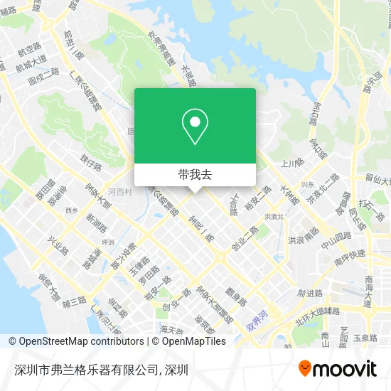 深圳市弗兰格乐器有限公司地图