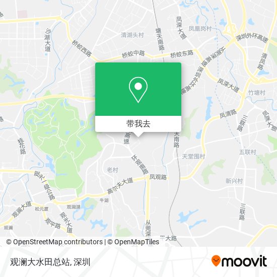 观澜大水田总站地图
