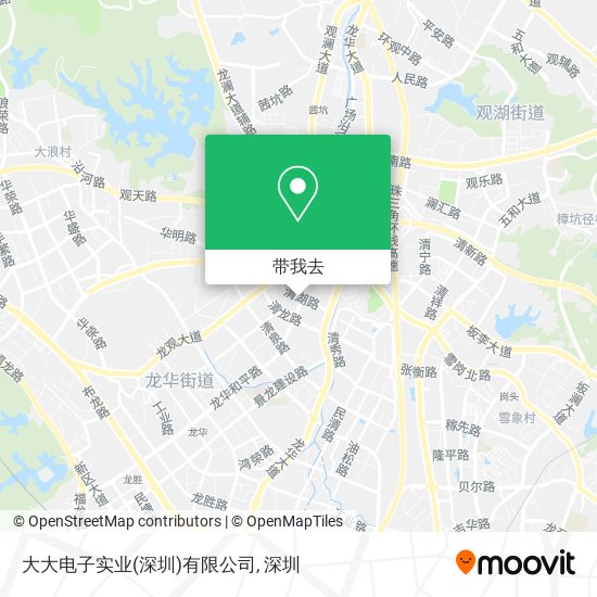 大大电子实业(深圳)有限公司地图