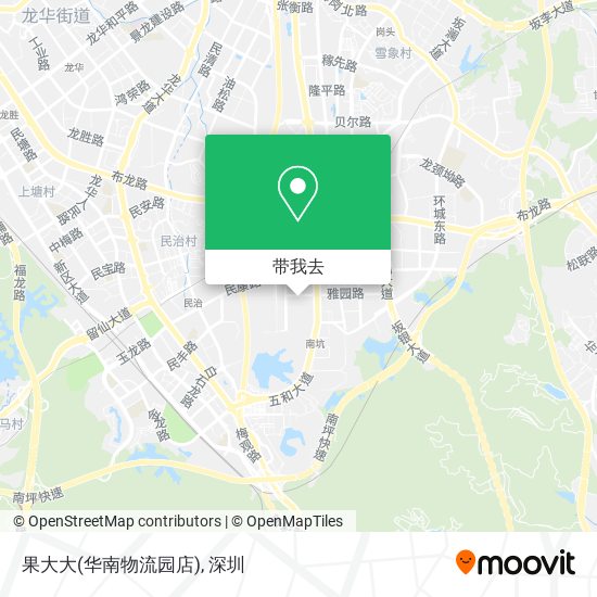 果大大(华南物流园店)地图