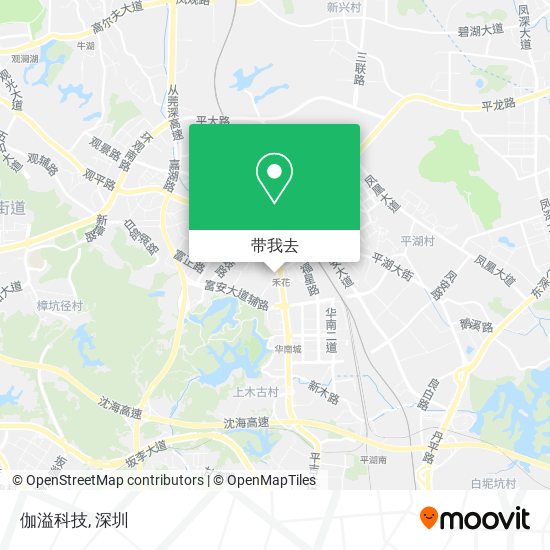 伽溢科技地图