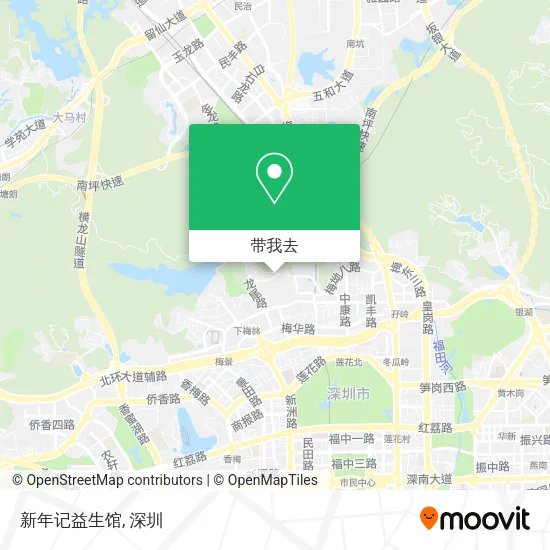 新年记益生馆地图