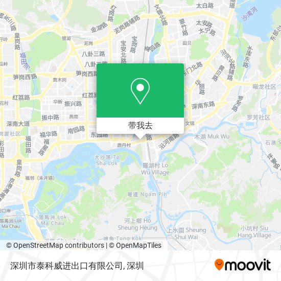 深圳市泰科威进出口有限公司地图