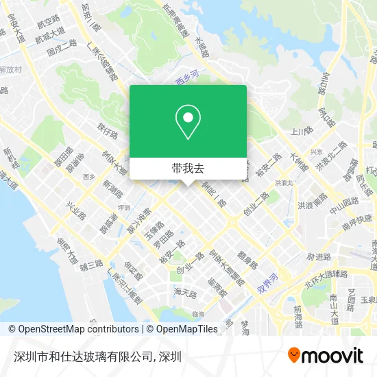 深圳市和仕达玻璃有限公司地图