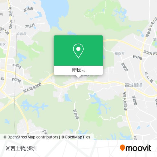 湘西土鸭地图