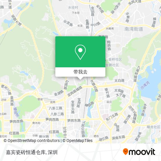 嘉宾瓷砖恒通仓库地图