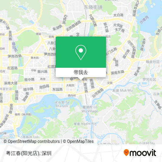 粤江春(阳光店)地图