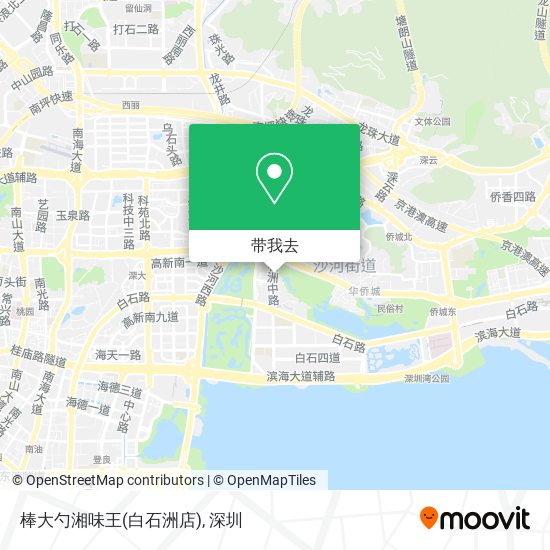 棒大勺湘味王(白石洲店)地图