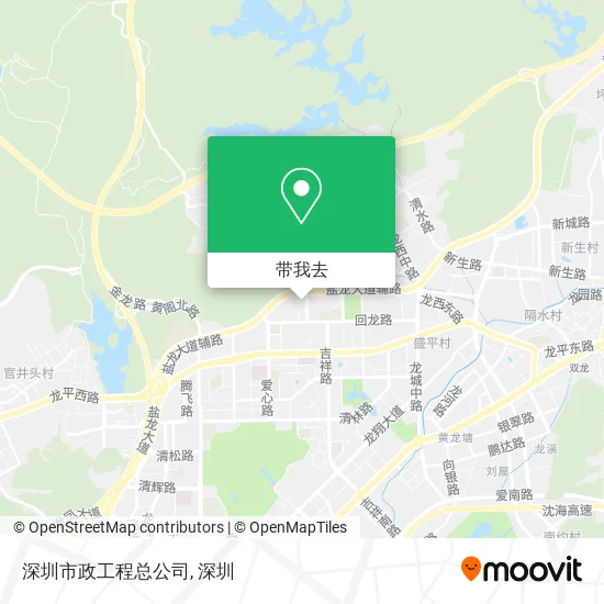 深圳市政工程总公司地图