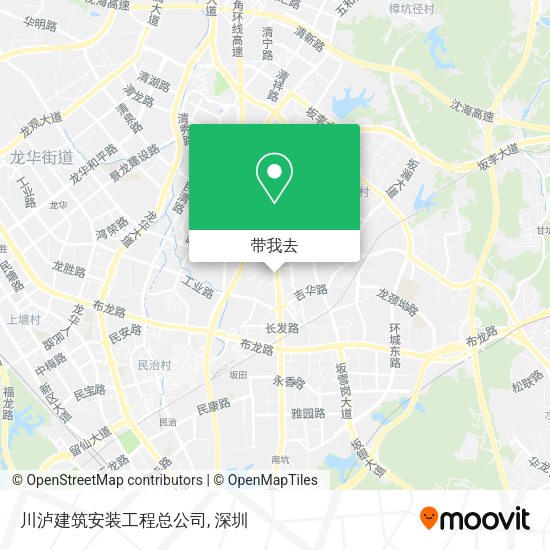 川泸建筑安装工程总公司地图