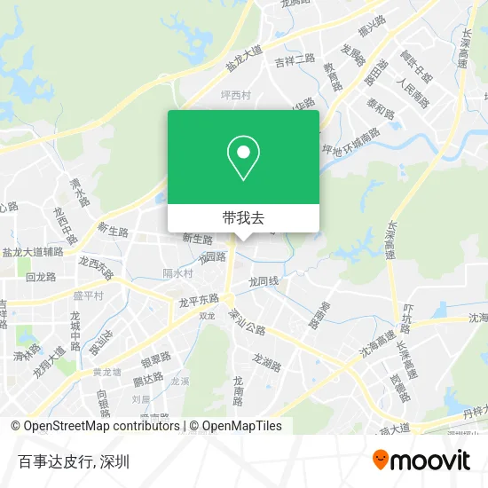 百事达皮行地图