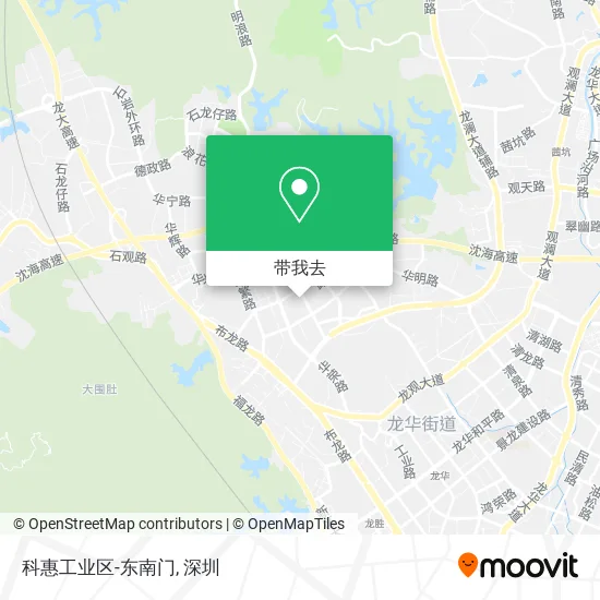 科惠工业区-东南门地图