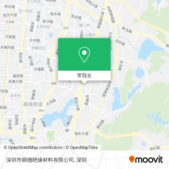 深圳市丽德绝缘材料有限公司地图