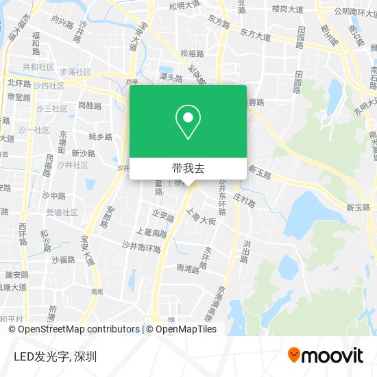 LED发光字地图