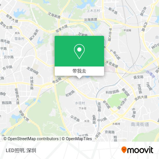 LED照明地图