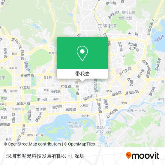 深圳市泥岗科技发展有限公司地图