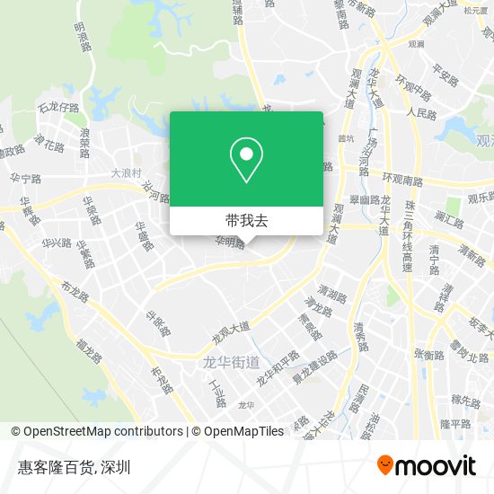 惠客隆百货地图