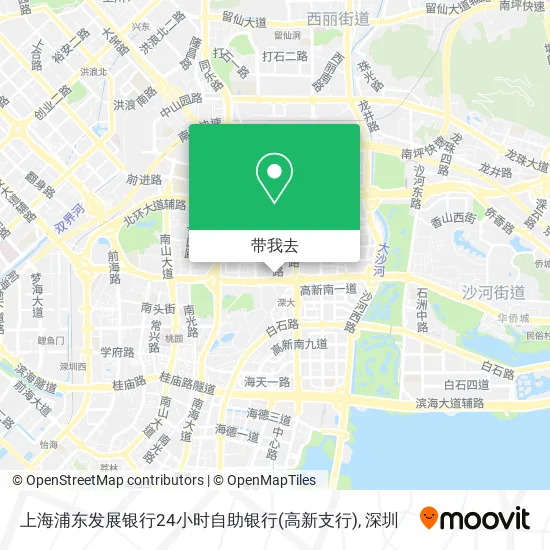 上海浦东发展银行24小时自助银行(高新支行)地图