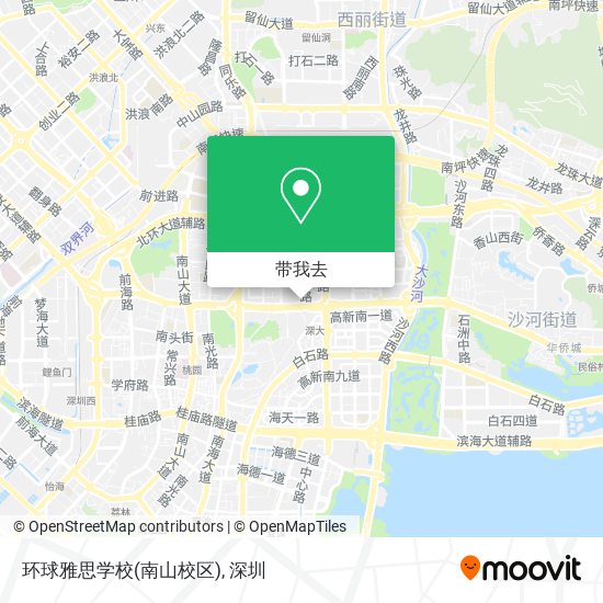 环球雅思学校(南山校区)地图