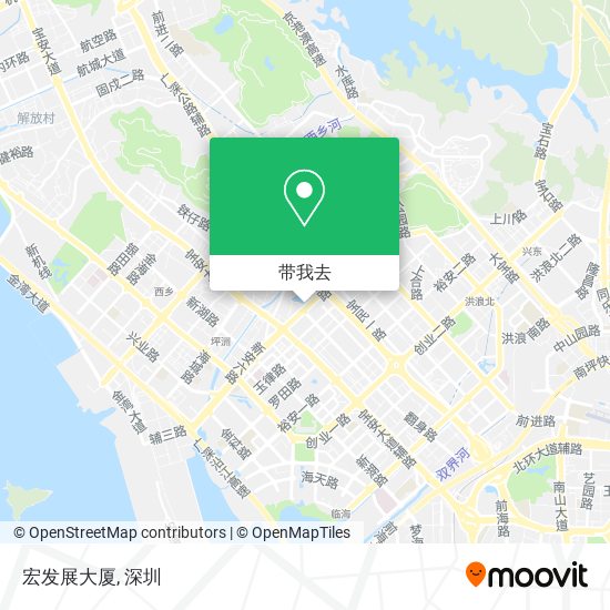 宏发展大厦地图