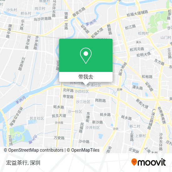 宏益茶行地图
