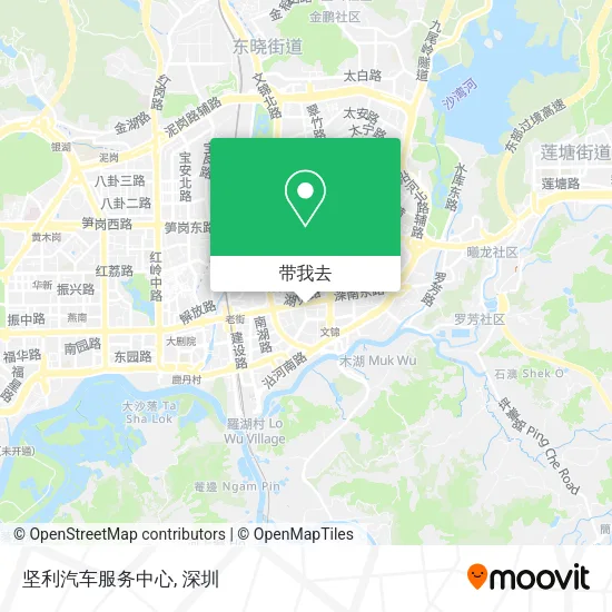 坚利汽车服务中心地图