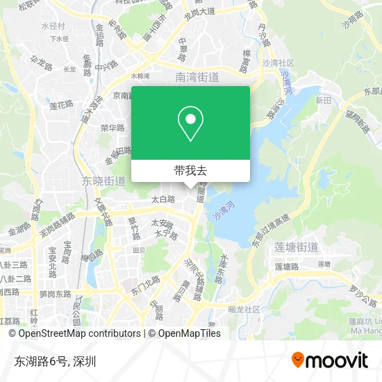 东湖路6号地图