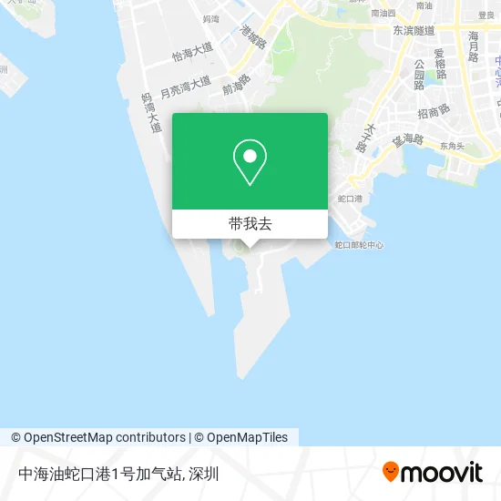 中海油蛇口港1号加气站地图