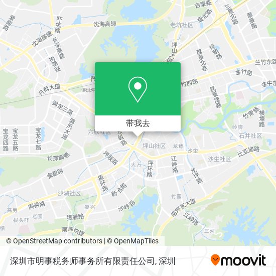 深圳市明事税务师事务所有限责任公司地图