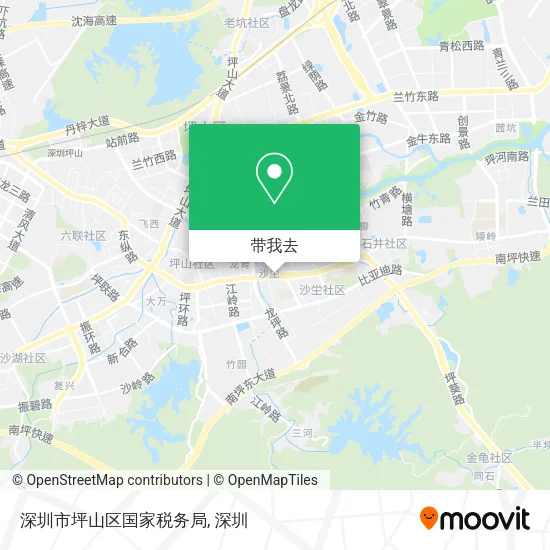 深圳市坪山区国家税务局地图