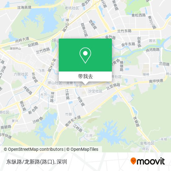 东纵路/龙新路(路口)地图