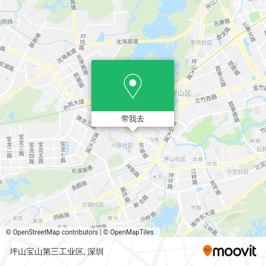 坪山宝山第三工业区地图