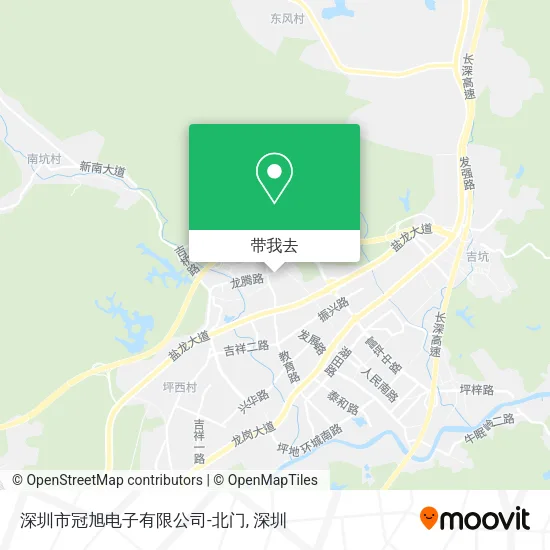 深圳市冠旭电子有限公司-北门地图